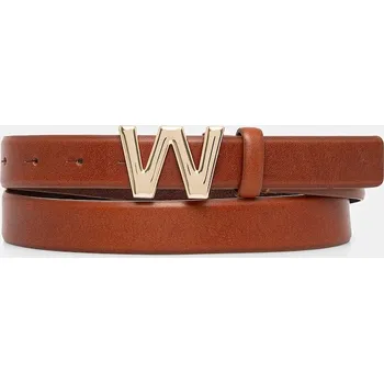 Opasek Kožený pásek Weekend Max Mara AWEST 2615501034600 hnědá 88X, vel. M