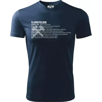 FAJRONTOLOGIE - Dětské triko sportovní (dresovina) - 146 cm/10 let ( Námořní modrá (velmi tmavá - téměř černá) )