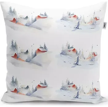 Polštář Sablio Polštář Zimní pohoda - 40x40 cm