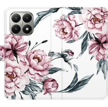 Pouzdro na mobilní telefon Flipové pouzdro iSaprio - Pink Flowers - Xiaomi 15T