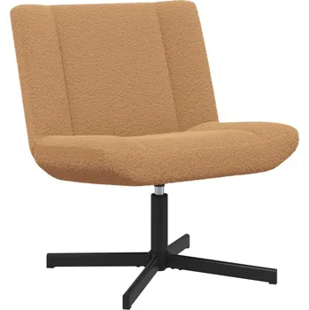 Jídelní židle Otočná židle Béžová 63 x 75 x 76 cm Ovčí kůže IM_42015916