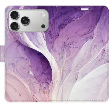 Pouzdro na mobilní telefon Flipové pouzdro iSaprio - Purple Paint - iPhone 17 Pro Max