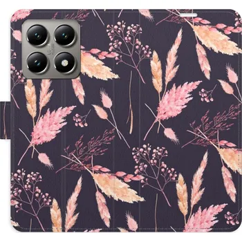Pouzdro na mobilní telefon Flipové pouzdro iSaprio - Ornamental Flowers 02 - Xiaomi 14T