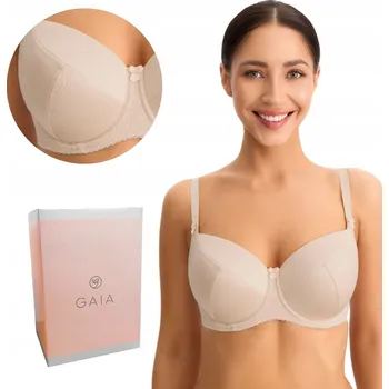 Podprsenka Gaia podprsenka s kosticemi, vyztužená, béžová, velikost 80C