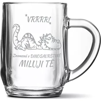 Sklenice Sablio Půllitr Dinosaurus: 0,5