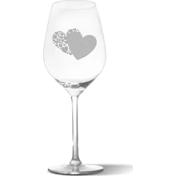 Víno Sablio Sklenička na víno Srdce: 49 cl