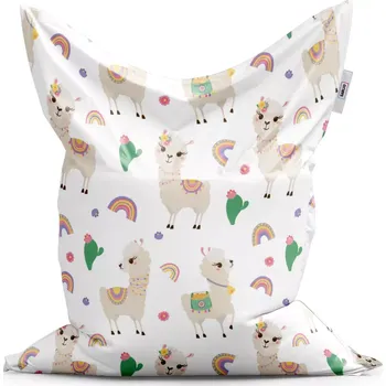 Sedací pytel Sablio Sedací vak Roztomilé lamy - 200x140 cm