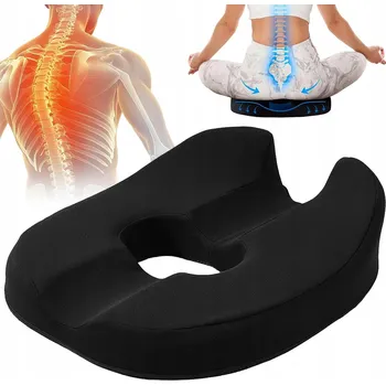 Polštář ORTOPEDICKÝ POLŠTÁŘ NA SEDĚNÍ, PODLOŽKA NA HEMOROIDY, KANCELÁŘSKÝ SEDÁK