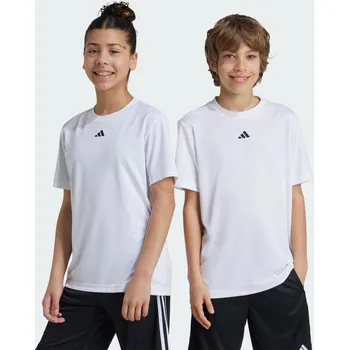 ADIDAS Dětské tričko Train Essentials Logo Regular Fit 15 LET BÍLÁ|ČERNÁ