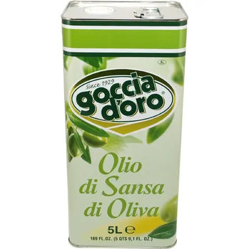 Rostlinný olej Olivový olej z pokrutin Sansa Goccia D'Oro 5000 ml