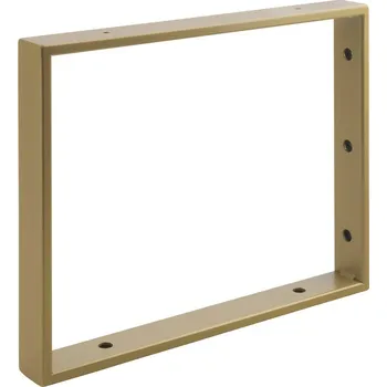 Nábytek Sapho Podpěrná konzole 350x280x40mm, lakovaná ocel, zlato mat, 1 ks - 30376