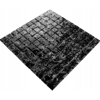 Obklad Skleněná mozaika Englass 30 x 30 cm černá