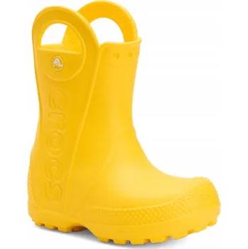 Chlapecké holínky Crocs Dětské Lehké Holínky Gumáky Handlle Rain 211056 Boot 24-25