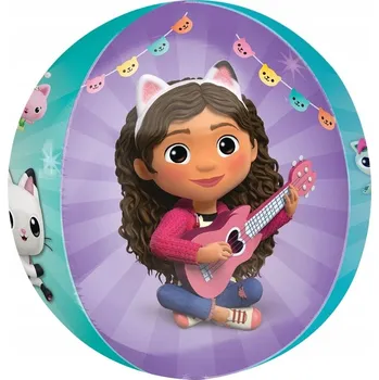 Balónek Fóliový balónek Koule ORBZ Gábinin Kouzelný Domek 18" (45 cm) - Anagram /BALENÍ