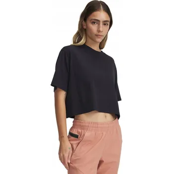 Dámské tričko Dámské zkrácené tričko (crop-top) Under Armour UA Rival SS - Černé, S