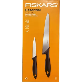Kuchyňský nůž FISKARS ESSENTIAL Sada 2 kuchyňských nožů 11 cm a 21 cm