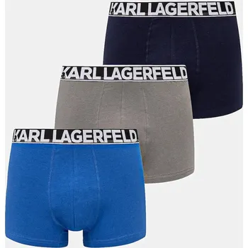 Pánské spodní prádlo Boxerky Karl Lagerfeld 3-pack A3M47010 modrá 55B, vel. L