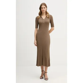 Dámské šaty Šaty Tommy Hilfiger WW0WW48447 zelená 81X, vel. XL