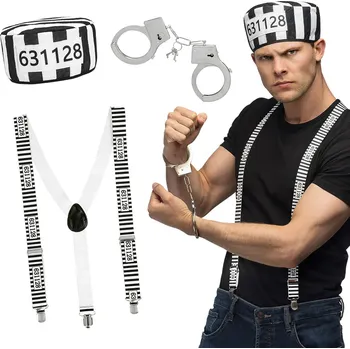 Karnevalový kostým Kostým vězně Karneval Maškarní Kostým Vězeň