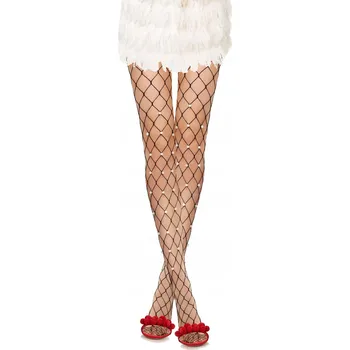 Dámské spodní prádlo CALZEDONIA Punčocháče Kabaretky s perličkami, velikost S/M