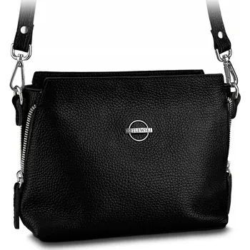 Kabelka Kabelka Přes Rameno kožená BETLEWSKI TWB-DOL-10 černá