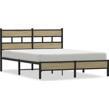 Postel VidaXL Postel bez matrace, dub sonoma, 140x200 cm