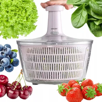 odstředivka na salát Odstředivka na salát a zeleniny CRALEX Verdera 5L - pudrově růžová