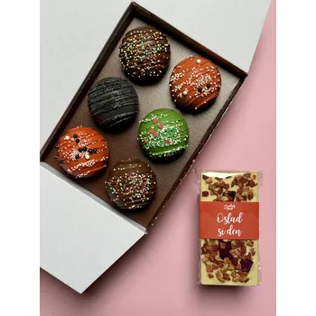 Čokoláda Výhodná sada II. - Čoko bomba a čokoláda ZDARMA Varianta: Bílá čokoláda s ovocem