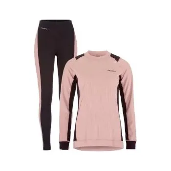 CRAFT CORE Dry Baselayer W růžová 1909706-726499 M; Růžová set + DÁREK DLE VÝBĚRU!