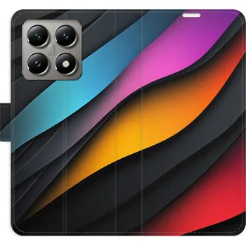 Pouzdro na mobilní telefon Flipové pouzdro iSaprio - Color Waves - Xiaomi 14T