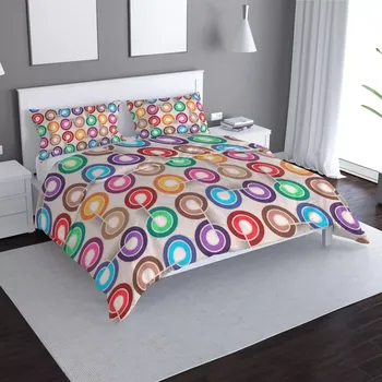 Povlečení Sablio Povlečení Barevné spirály - 140x220 / 90x70