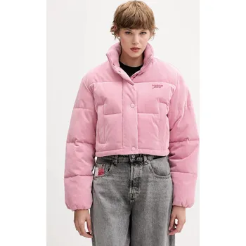 Bunda Tommy Jeans DW0DW21658 růžová 39X, vel. XL