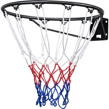 Basketbalový koš Vevor Basketbalová obruč 18" q235 s dvojitou pružinou a síťkou na zeď
