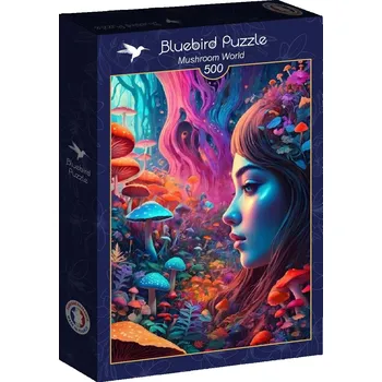 Puzzle BLUEBIRD Puzzle Svět houbiček 500 dílků