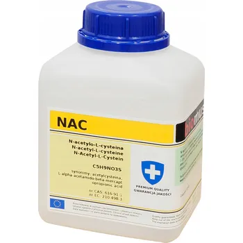 Aminokyselina Chemická látka N-acetyl-L-cystein čistá 500 g Biomus