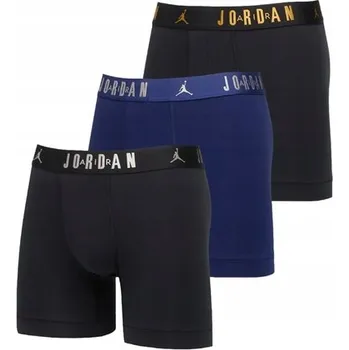 Boxerky Pánské boxerky slipy Air Jordan Flight Cotton Core 3-Pack Boxer Brief