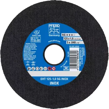 Řezný kotouč Pferd řezný kotouč EHT 125-1,0 SG INOX - Balení 100ks