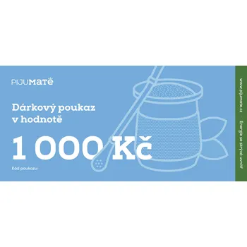 Dárkový potravinový koš Pijumate Elektronický dárkový poukaz 1000 Kč