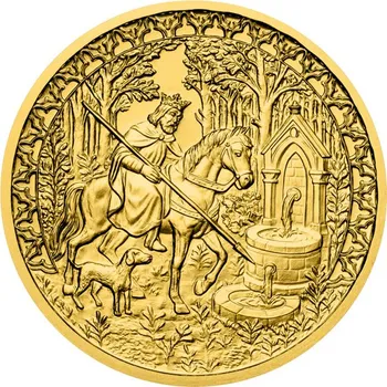 Zlatý dvoudukát ČR 2026 - Karel IV. lovec a objevitel stand
