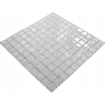 Obklad Skleněná mozaika Englass 30 x 30 cm bílá