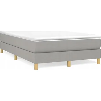 Postel Čalouněná jednolůžková postel VidaXL 120x200, odstíny šedé