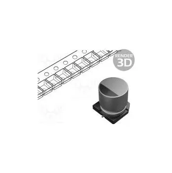 Kondenzátor Kondenzátor elektrolytický SMD 10uF 16VDC Ø4x5,4mm ±20%
