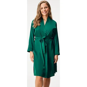 Dámský župan Saténový župan Amina krátký