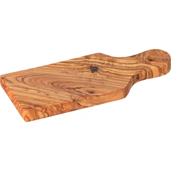 Kuchyňské prkénko Prkénko z olivového dřeva s rukojetí 23 cm