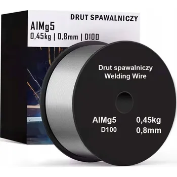 Příslušenství ke svářečce Hliníkový svařovací drát AlMg5 ER5356 průměr 0,8mm, 0,45 kg