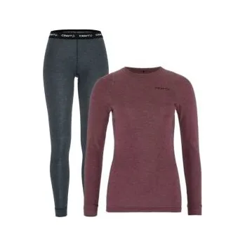 CRAFT CORE Wool Merino W červená 1909710-744200 M; Červená set + DÁREK DLE VÝBĚRU!