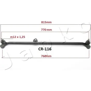 Táhlo řízení Příčné táhlo řízení JAPKO 27116