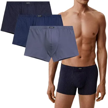 Boxerky Šortky Atlantic 3MH-218 Jz25 Cob/den/niec 4XL (48) tmavě modré