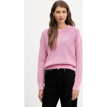 Dámský svetr Bavlněný svetr Guess Jeans W6RR20.Z3HM1 růžová 30X, vel. XS
