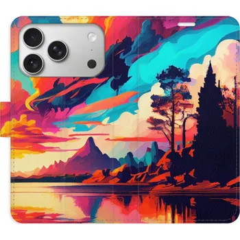 Pouzdro na mobilní telefon Flipové pouzdro iSaprio - Colorful Mountains 02 - iPhone 17 Pro